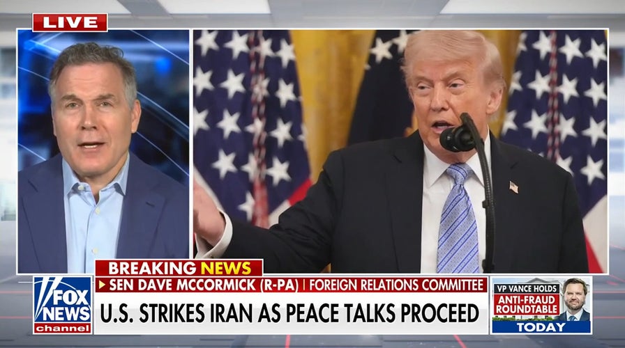 Sen McCormick discusses Iran peace talks, US strikes and Strait of Hormuz
