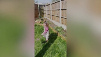 Toddler tends to 'fairy garden' full of fruits and vegetables to feed her family