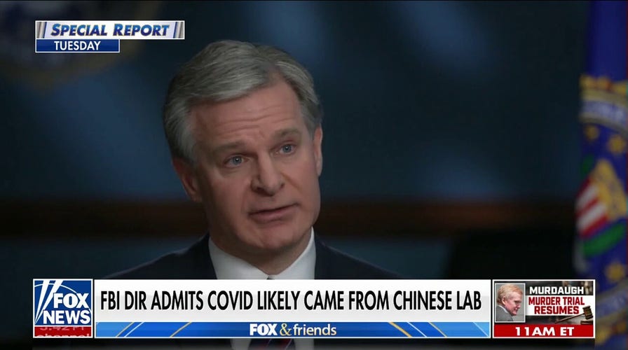 FBI director becomes latest to admit COVID likely leaked from Wuhan lab