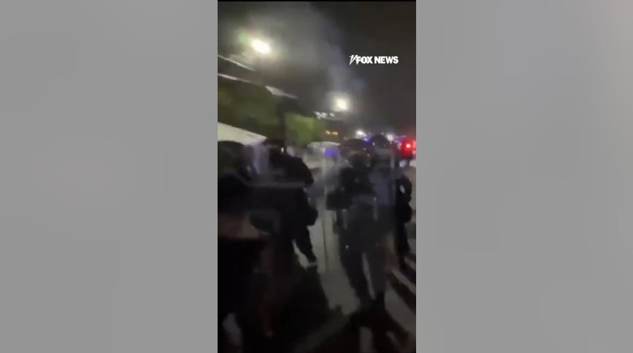 WATCH: Officers fire tear gas as protests GROW outside NJ facility