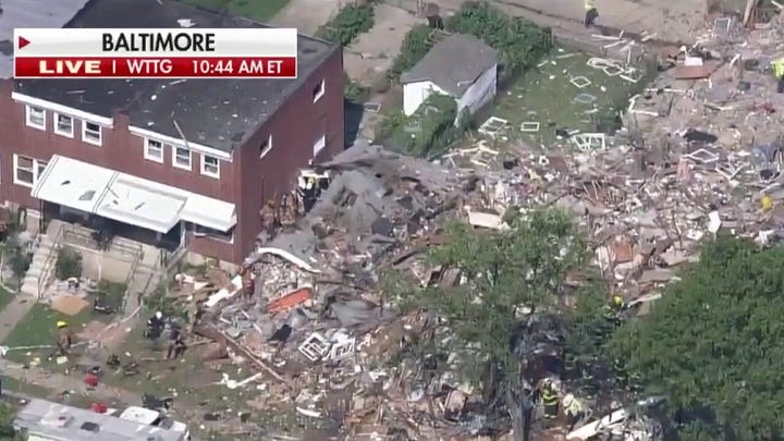 Gas explosion destroys homes in Baltimore, one confirmed dead