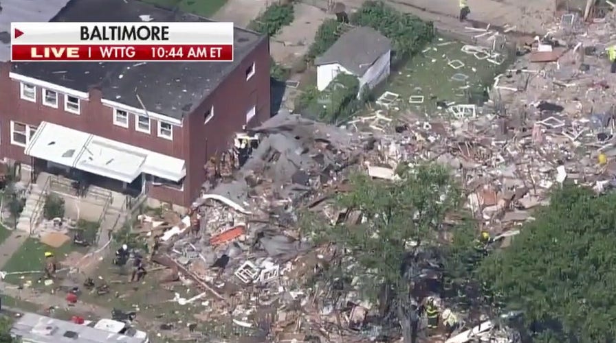 Gas explosion destroys homes in Baltimore, one confirmed dead