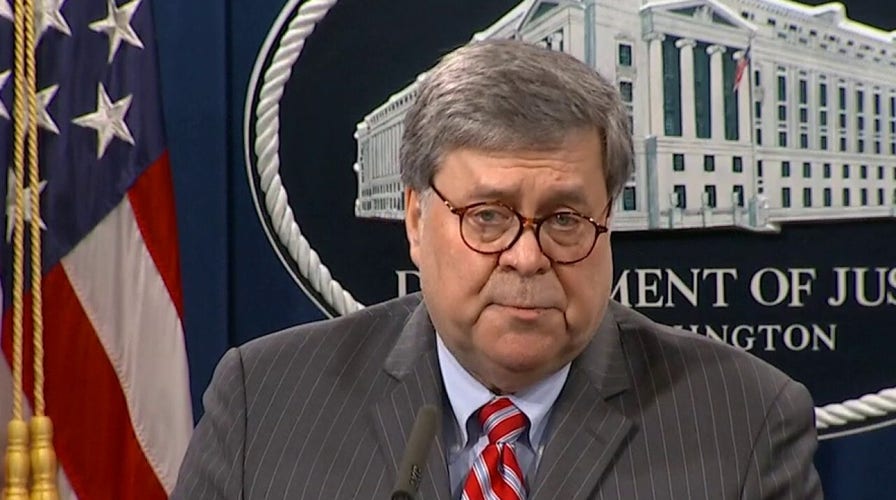 Attorney General William Barr does not expect criminal probe of Obama, Biden