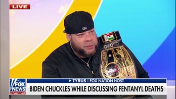 Tyrus slams 'shameful' Biden for laughing over fentanyl crisis