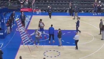 Bucks star shoves ladder after loss in Philadelphia