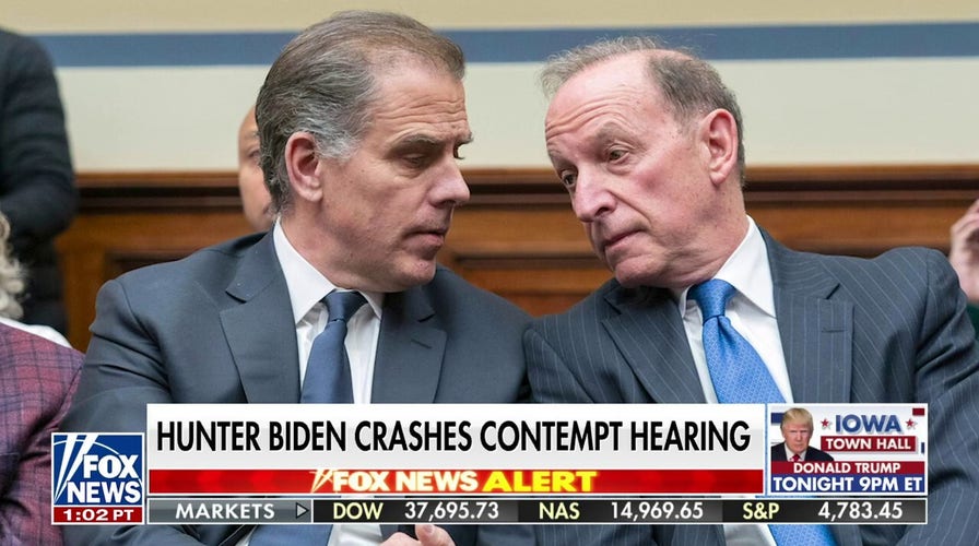 Hunter Biden's surprise appearance at hearing outrages lawmakers: "You are not above the law."