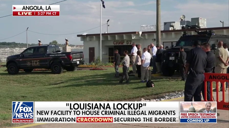 New 'Louisiana Lockup' facility to house the worst of the worst criminal illegal migrants