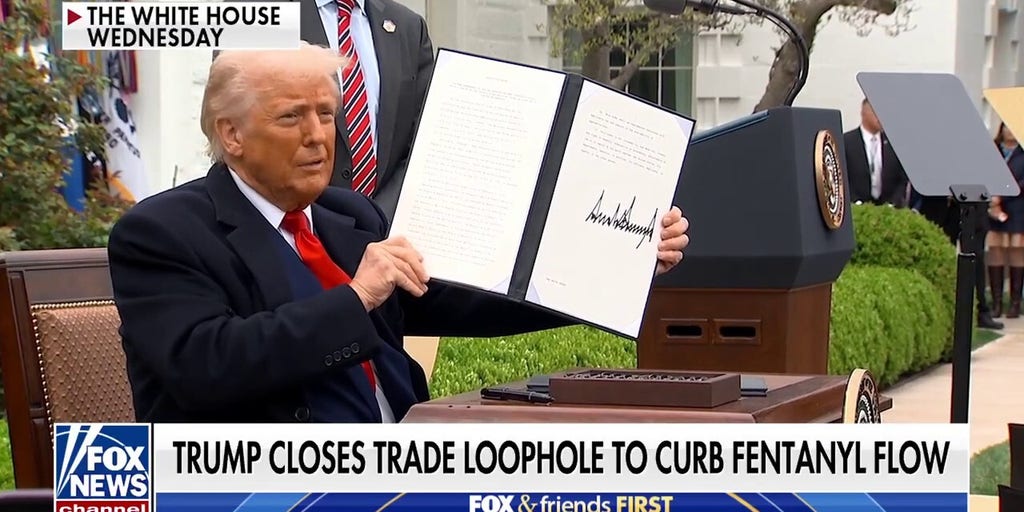 Trump executive order takes 'strong action' to curb fentanyl flow from Chinese imports