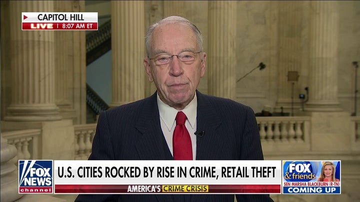 Sen. Grassley urges Biden to push back on cities' 'ridiculous attitude' on crime