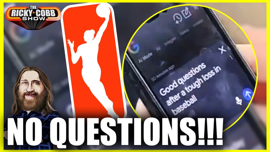 NO QUESTIONS For Azzi Fudd AND A Baseball Reporter Needing AI | The Ricky Cobb Show