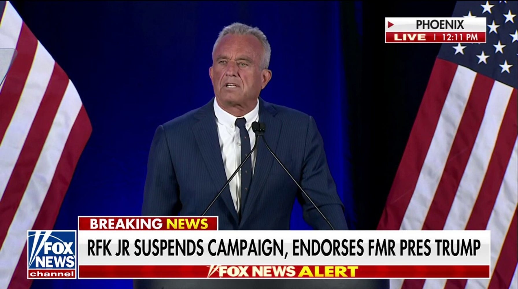 Robert F. Kennedy Jr. Abandons Democratic Party, Endorses Trump in Blistering Indictment