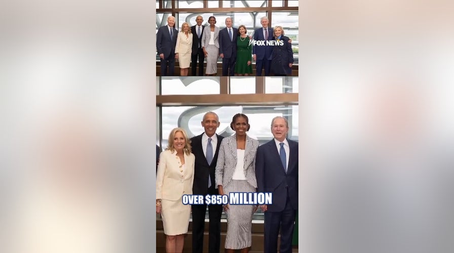 Obama slammed for 'political shots' and 'classless' behavior at Center opening