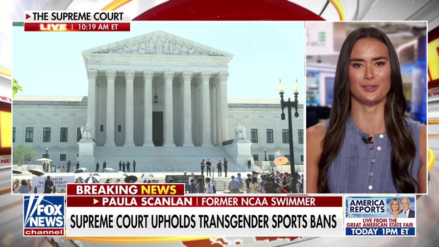 Former NCAA Swimmer Paula Scanlan reacts to Supreme Court's transgender sports ruling