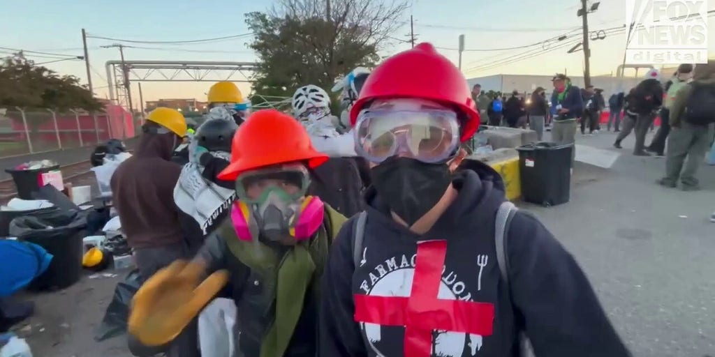 Agitators at Delaney Hall organize supplies before clashes unfold