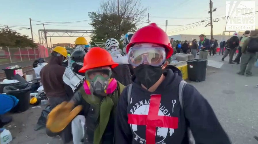 Agitators at Delaney Hall organize supplies before clashes unfold