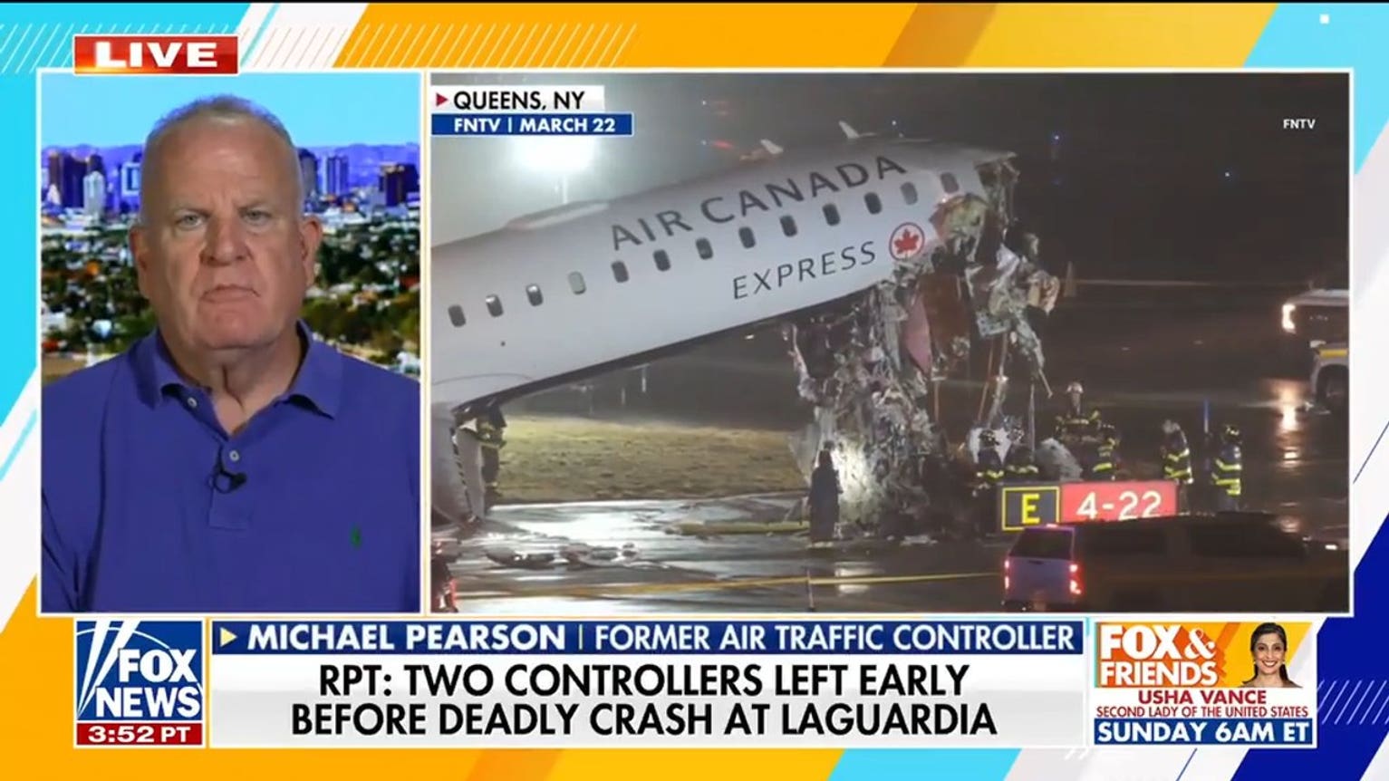 LaGuardia air traffic controllers left work early before crash, report reveals