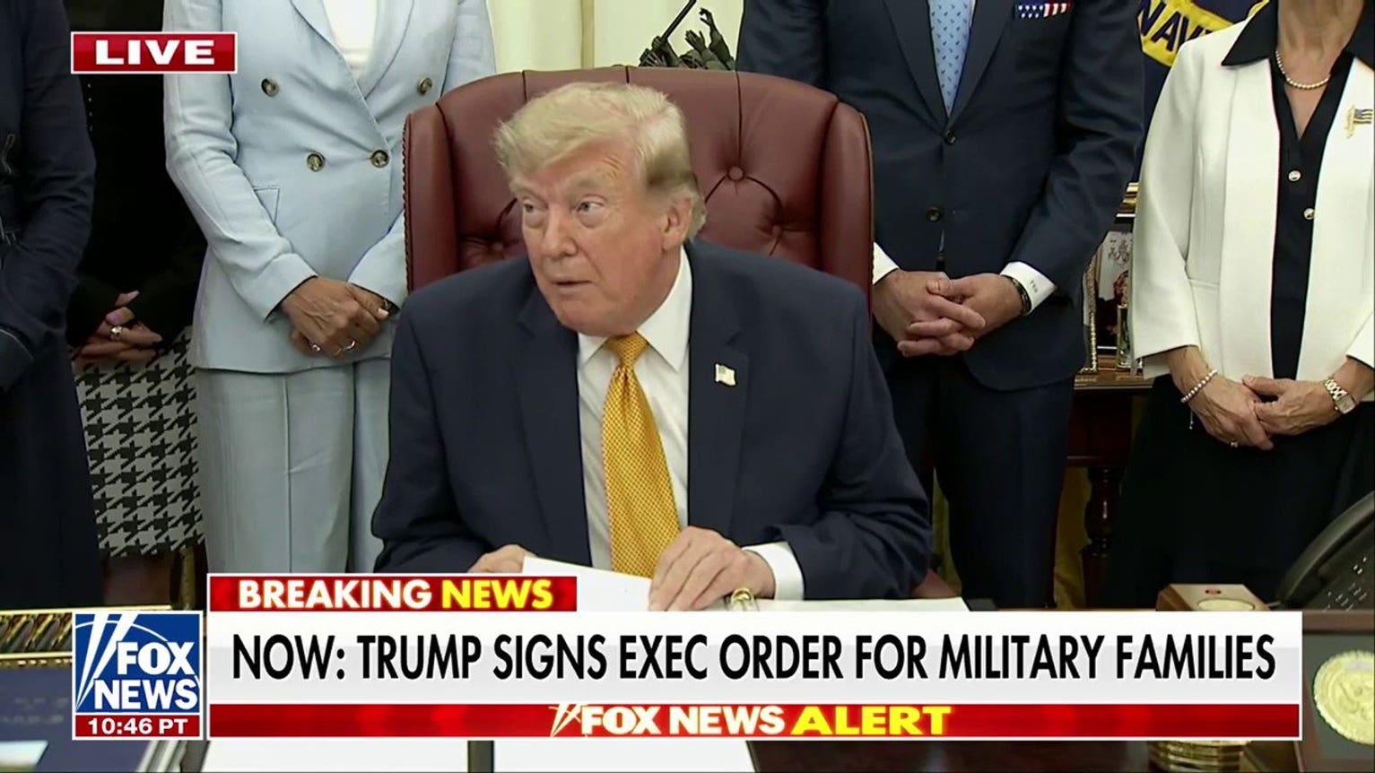 Trump signs executive order supporting military spouses