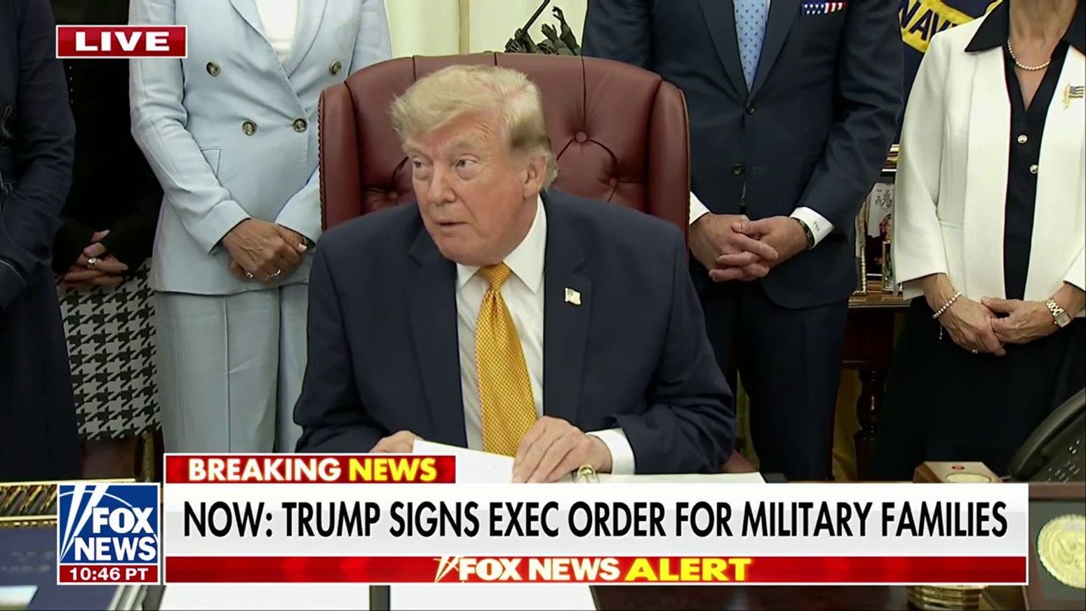 Trump signs executive order supporting military spouses
