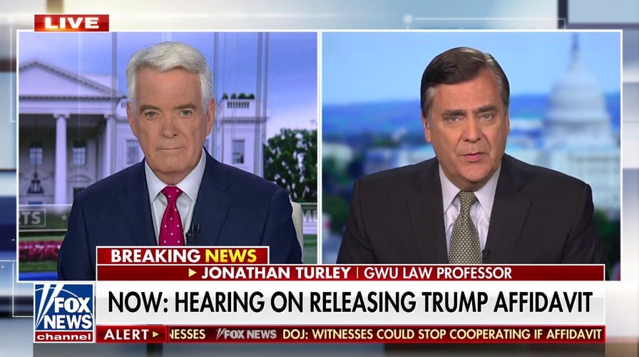 Turley on Trump affidavit: 'People have legitimate questions'