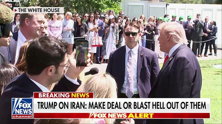 Trump discusses Iran deal options, economic blockade and gas prices
