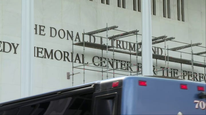 Trump name remains on Kennedy Center as court-ordered deadline looms