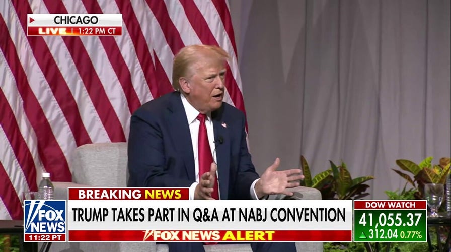 Trump fires off on 'bad equipment' at NABJ
