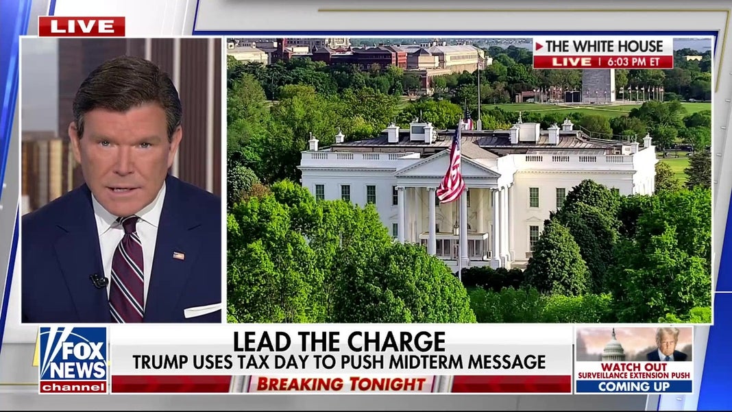 President Donald Trump says Americans should celebrate tax refunds