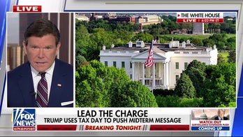 President Donald Trump says Americans should celebrate tax refunds