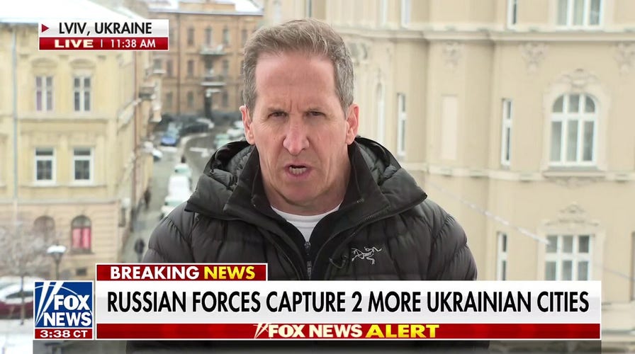 Russia captures two more Ukrainian cities as Russian, Ukrainian officials arrive for talks in Belarus 