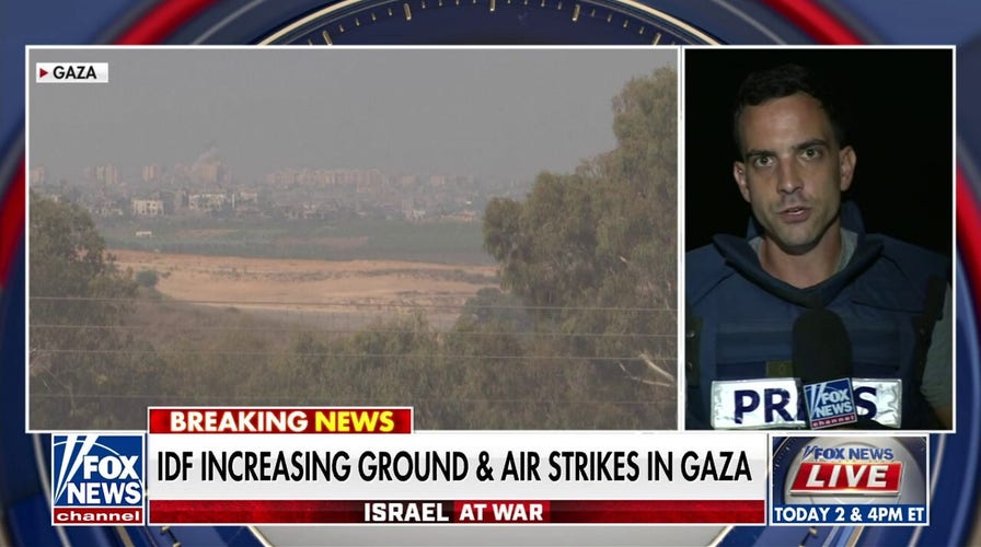 IDF increasing ground, air strikes in Gaza