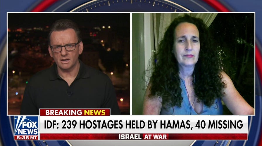 Israeli woman's husband and two children kidnapped by Hamas 