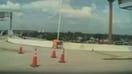 Dashcam video shows Tesla Cybertruck crash into overpass barrier