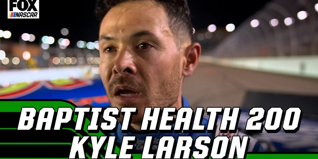 Kyle Larson on Baptist Health 200 win and chance for Cup Series win on Sunday | NASCAR on FOX