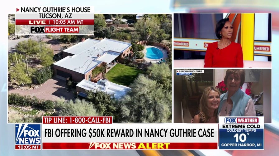 Guthrie household  pleads for mom's instrumentality    arsenic  FBI offers $50K reward