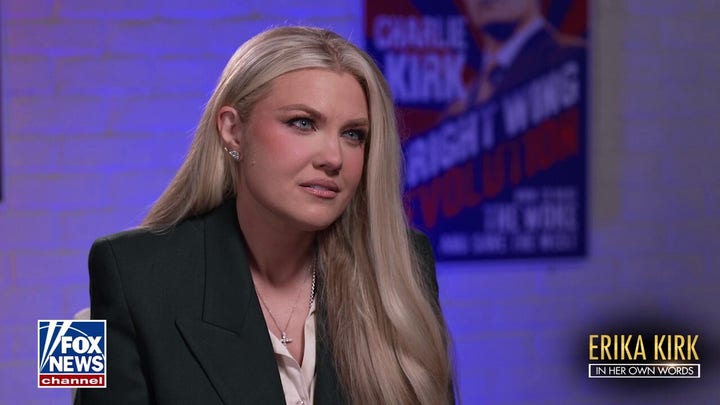  Erika Kirk: Charlie built something so incredible and he was a 'bridge in our country'
