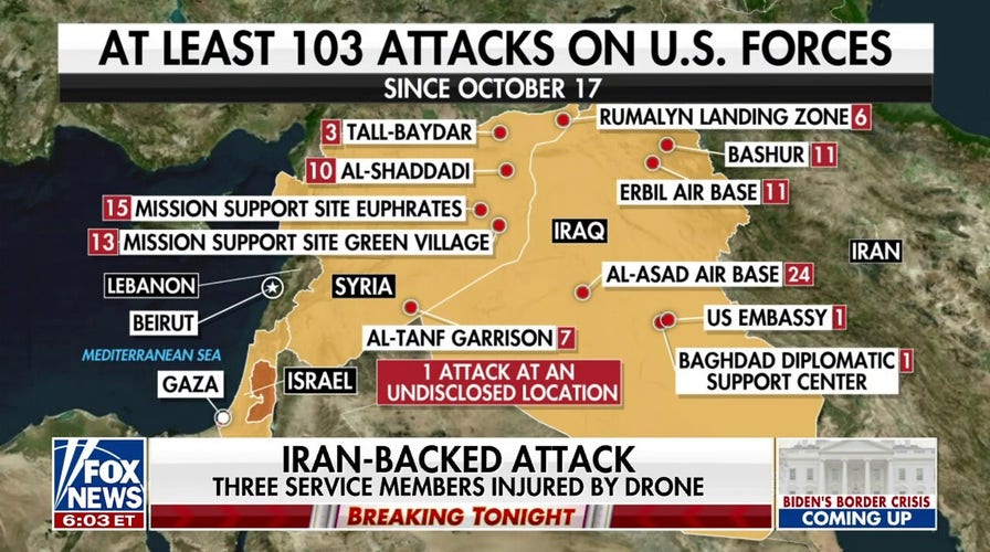 US troops facing repeated attacks from Iranian-backed groups