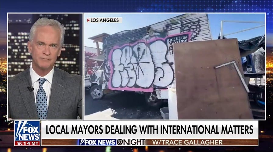 Why are local mayors dealing with international matters when city conditions suck?