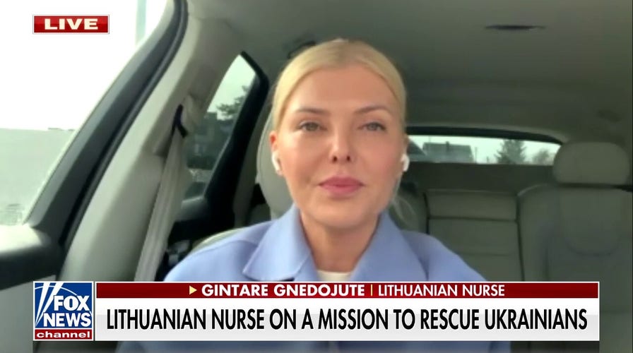 Lithuanian nurse on mission to rescue Ukrainians 