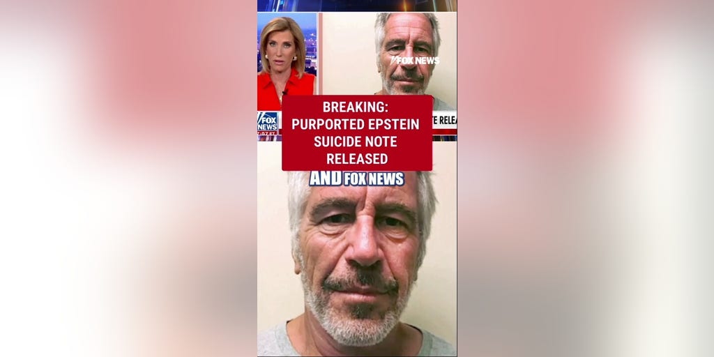 BREAKING: Purported Epstein suicide note released
