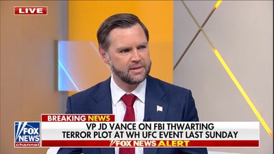 Vance calls out left-wing violence after FBI thwarts White House UFC drone plot
