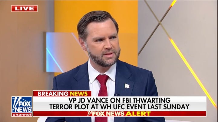 Vance calls out left-wing violence after FBI thwarts White House UFC drone plot