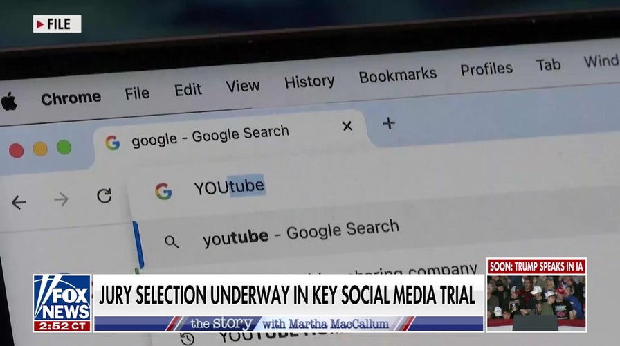 Jury selection underway in key social media trial
