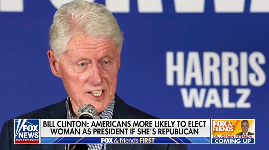Bill Clinton says Americans are more likely to elect a woman president if she's Republican