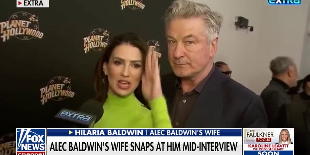 Hilaria Baldwin snaps at husband Alec Baldwin for 'manterrupting' in viral red carpet video