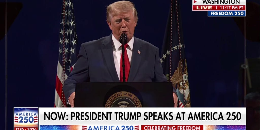 WATCH: President Trump delivers remarks celebrating America's 250th birthday