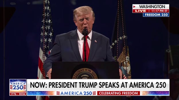 WATCH: President Trump delivers remarks celebrating America's 250th birthday