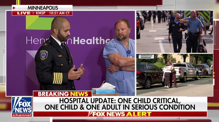 Hospital staff gives update on victims' injuries after Minneapolis shooting