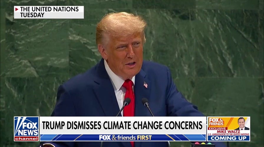 Trump shoots down climate change concerns before UN: 'Greatest con job ever perpetrated' 