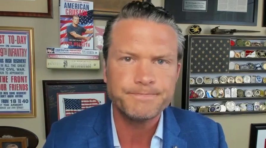 Pete Hegseth on DOJ investigating riot destruction, activists targeting the national anthem