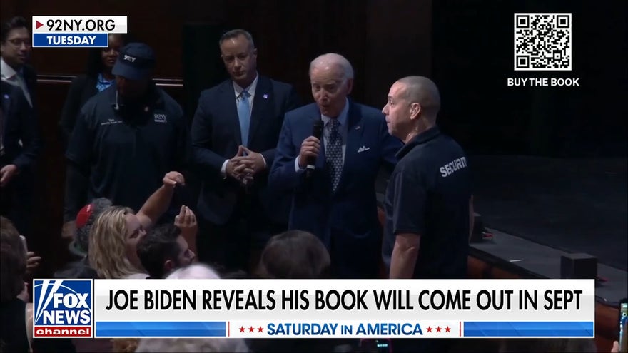 Joe Biden reveals his book will come out in September